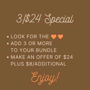 🧡🧡 3/$24 🧡🧡